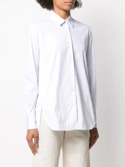 Shop Antonelli Button Down Shirt In White