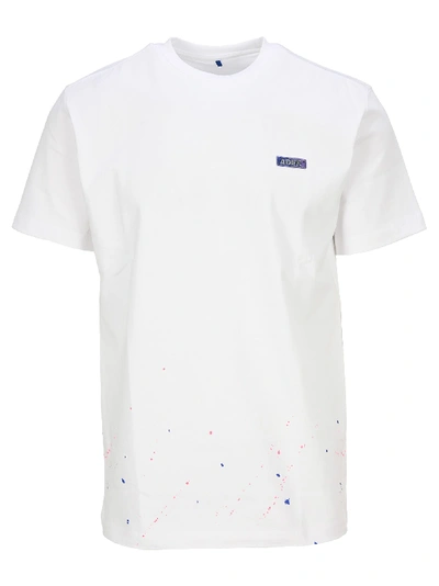 Shop Ader Error Paint Splash Print T-shirt In White