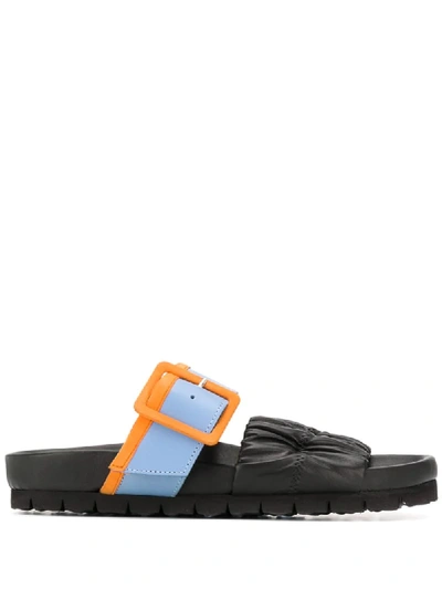 Shop Pierre Hardy Tn01 Sandals In Black