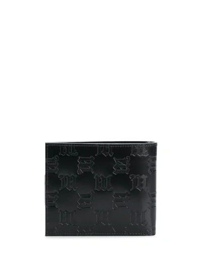 Misbhv Monogram Embossed Wallet In Black