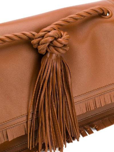 Shop Valentino The Rope Crossbody Bag In Brown