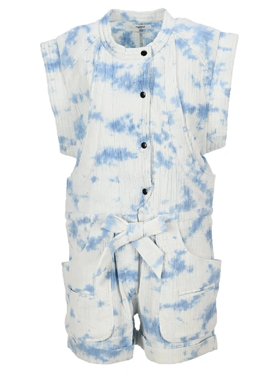 Shop Isabel Marant Étoile Im Etoile Blithe Playsuit In Light Blue