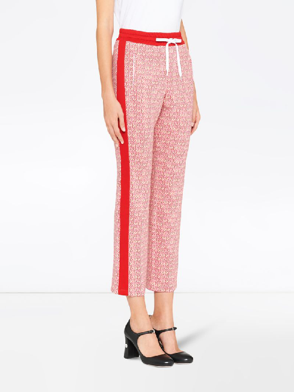 miu miu track pants