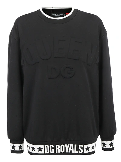 Shop Dolce & Gabbana Sweatshirt In Nero