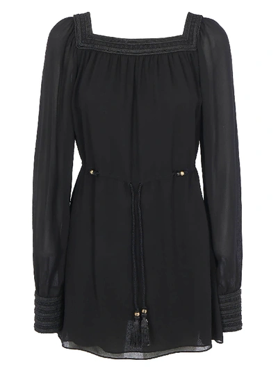 Shop Saint Laurent Dress In Noir