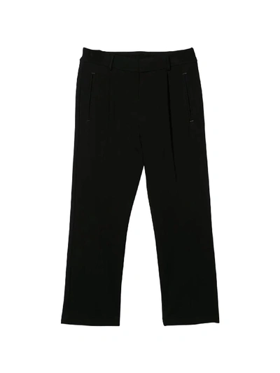 Shop Fendi Black Pants In Nero