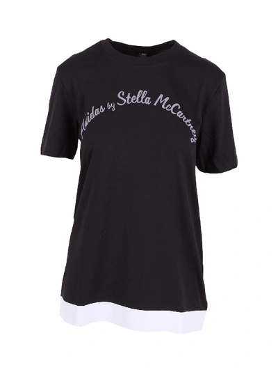 Shop Adidas By Stella Mccartney Cotton T-shirt In Black