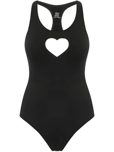 Shop Vetements Swimsuit In Black