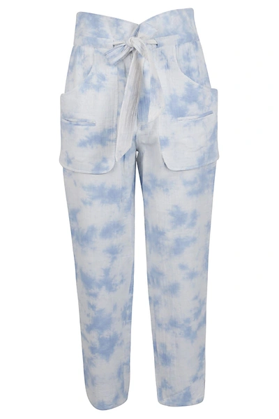 Shop Isabel Marant Étoile Trousers In Lu Light Blue
