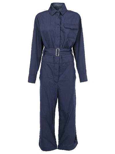 Shop Moncler 1952 Jumpsuit In Blue