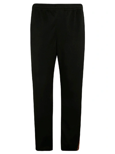 Shop Gucci Side Striped Track Pants In Black