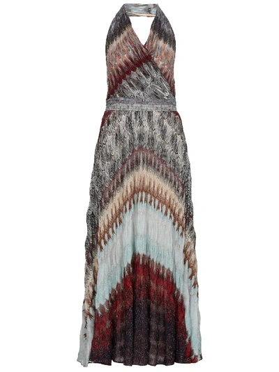 Shop Missoni Knitted Multicolor Dress