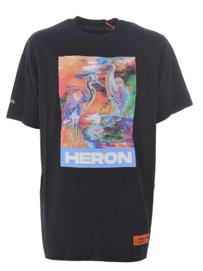 Shop Heron Preston T-shirt In Nero