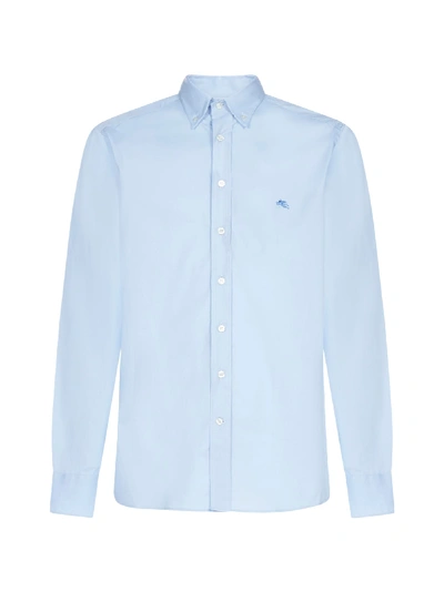 Shop Etro Shirt In Azzurro