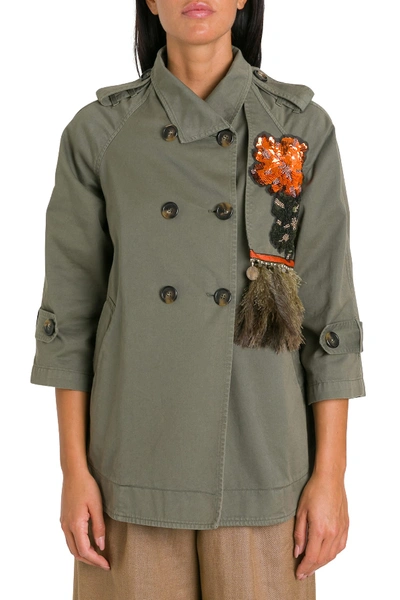 Shop Alessandra Chamonix Aurelie Jacket In Militare