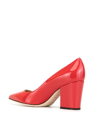 Shop Sergio Rossi Sergio 70mm Pumps In Red