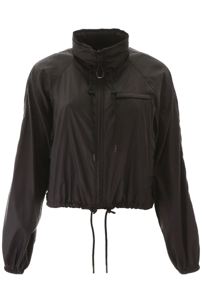 Shop Kenzo Packable Windbreaker In Nero