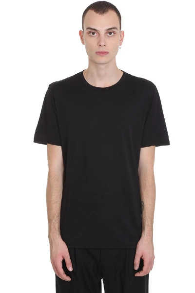 Shop Theory Claey Plaito T-shirt In Black Silk