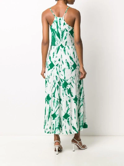 Shop Essentiel Antwerp Via Tie-dye Dress In Green