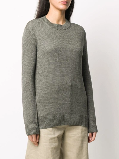 Shop Theory Crew Neck Jumper In Green