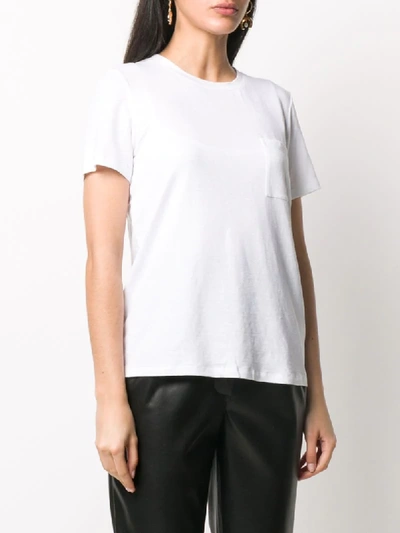 Shop Theory Patch-pocket T-shirt In White