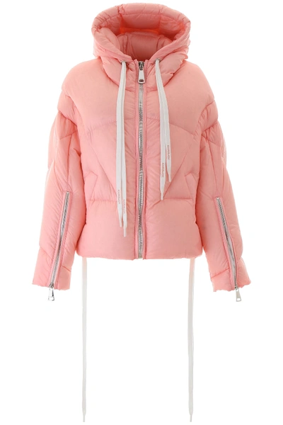 Shop Khrisjoy Khris Puffer Jacket In Light Pink