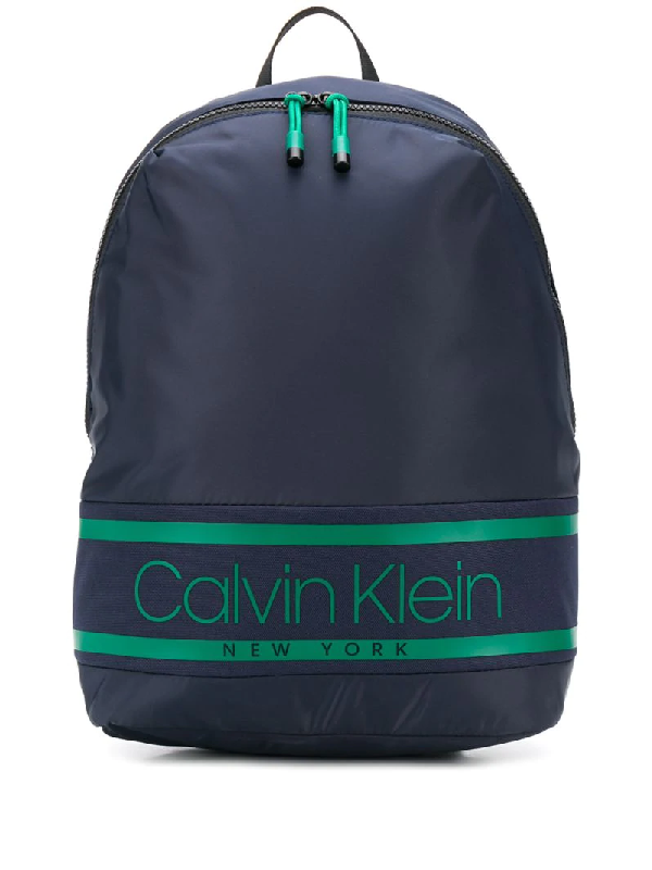 calvin klein blue backpack
