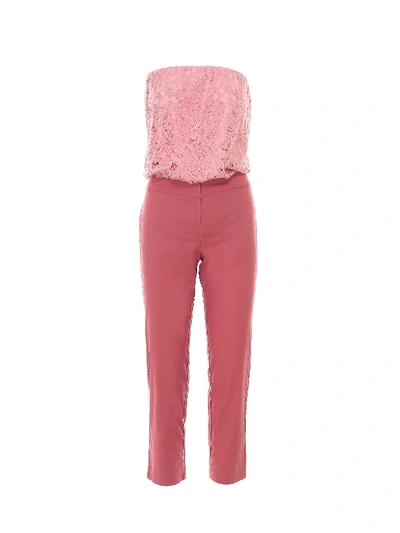 Shop Semicouture Jumpsuit In Rosa