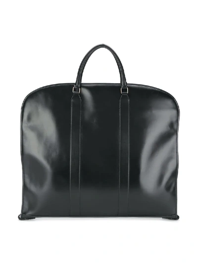Shop Saint Laurent Zip-around Travel Suit Bag In Black