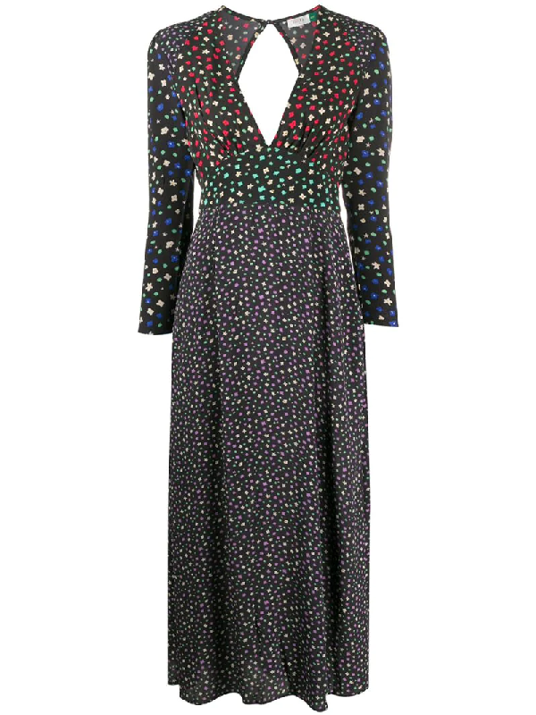 cordelia midi dress in multicolor