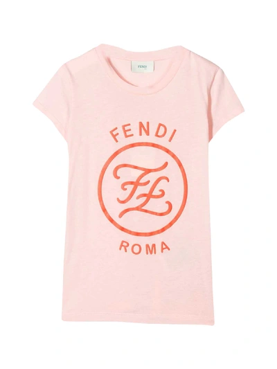 Shop Fendi Pink T-shirt In Unica