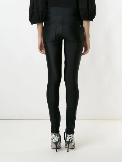 Shop Andrea Bogosian Raquel Skinny Trousers In Black
