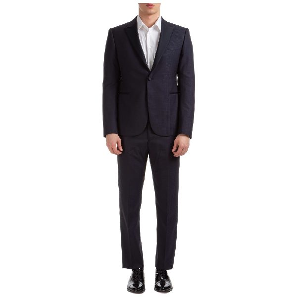grey armani suit