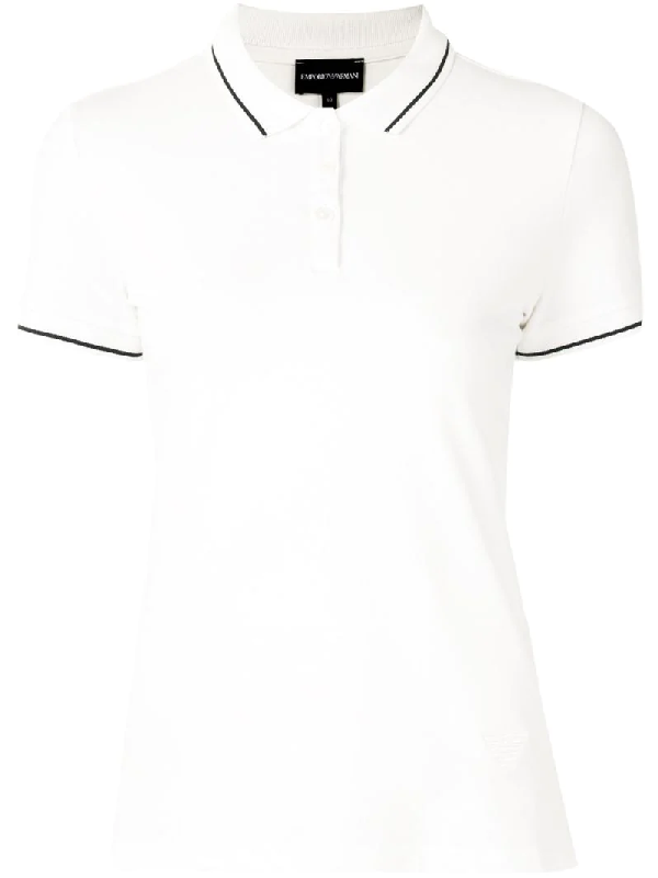 white armani polo