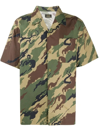 Shop Maharishi Camouflage-print Shirt In Green