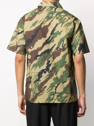 Shop Maharishi Camouflage-print Shirt In Green