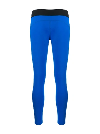 Shop Perfect Moment 'vale Rainbow' Leggings In Blue