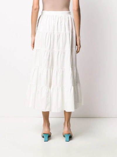 Shop Ulla Johnson Sylvie Maxi Skirt In White