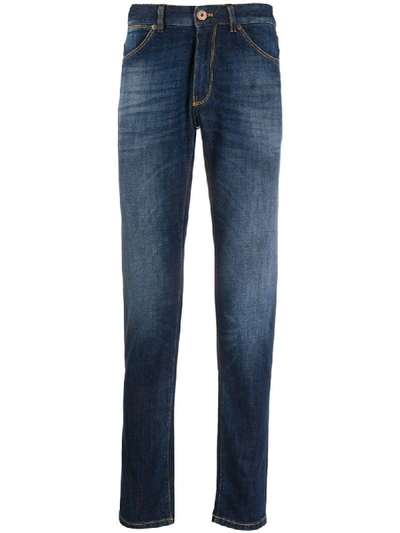 Shop Pt05 Denim Straight Leg Jeans In Blue