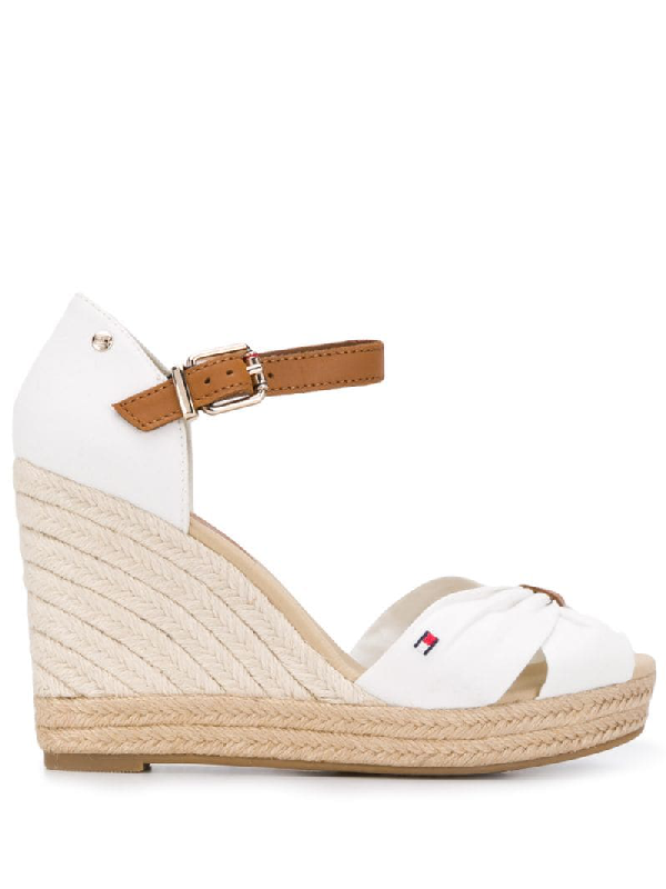 tommy hilfiger tan wedges