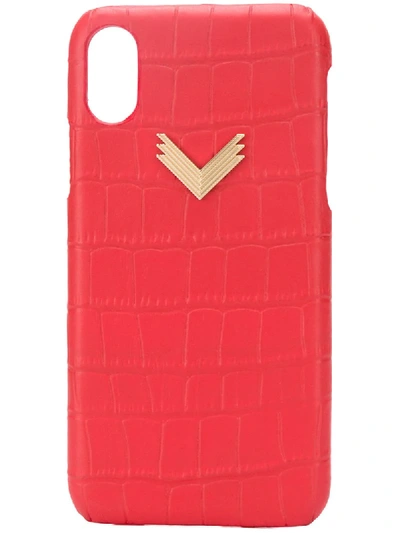 Shop Manokhi X Velante Iphone X/xs Case In Red
