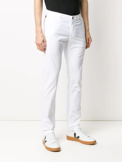 Shop Hand Picked Schmale 'vieste' Chino In White