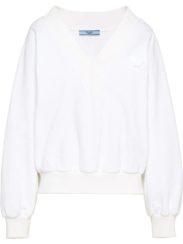 prada logo sweatshirt
