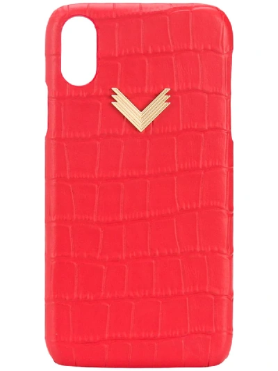 Shop Manokhi X Velante Iphone Xr Case In Red