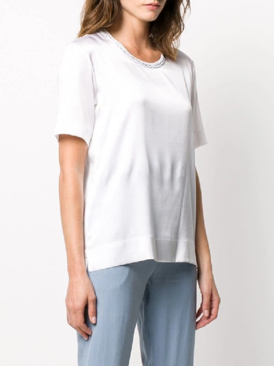 Shop D-exterior Basic T-shirt In White