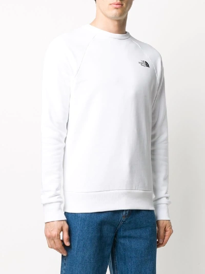 Shop The North Face Long Sleeve Sweatshirt In White