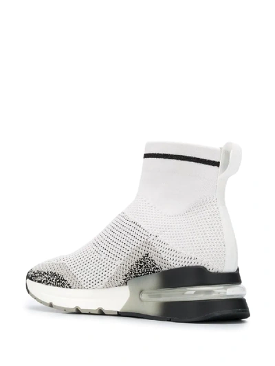 Ash High-top Sock Sneakers In White