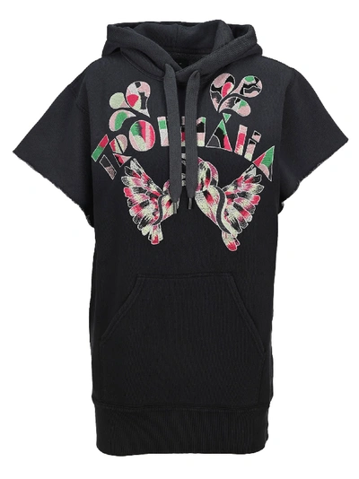 Shop Isabel Marant Miami Hoodie In Faded Black