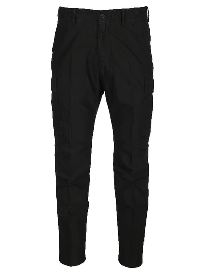 Shop Tom Ford Straight Leg Cargo Trousers In Black