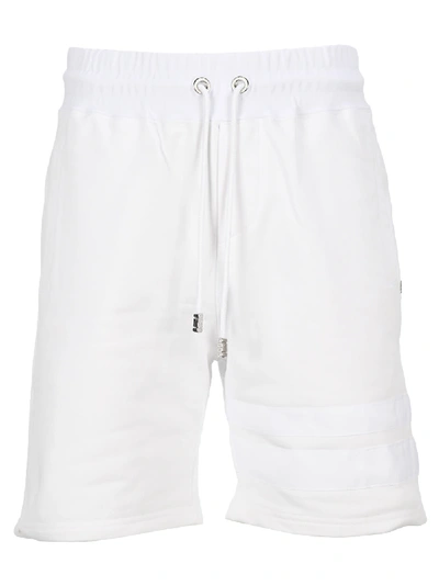 Shop Gcds Stripe Detailed Track Shorts In White